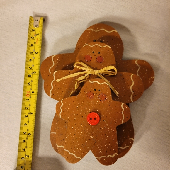 Gingerbread Man 3 Wooden - Picture 2 of 4